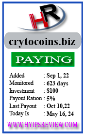 CrytoCoins
   details image on Hyips Review