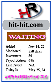 BIT HIT details image on Hyips Review